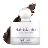 Rumi Cosmetiques HairMagic+ root cover for seamless blending and all-day coverage.