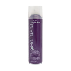 RUSK Deepshine PlatinumX, spray secado rápido para un acabado profesional y fijación duradera