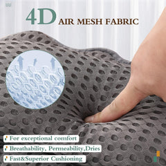 RUVINCE bath pillow back support cushions your back for full-tub comfort