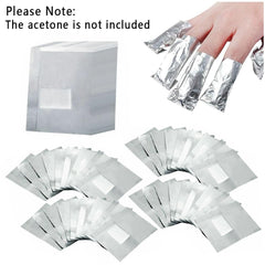 Rvetol envolturas de aluminio para quitar esmalte en pies con cómodo manejo.