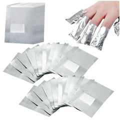 Rvetol envoltura de aluminio para quitar esmalte en uñas, rápida y limpia.