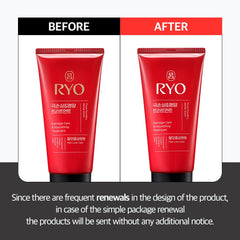 Ryo Damage Care: aplicación en cabello teñido para desenredar y suavizar.