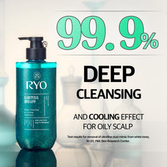 RYO Deep Cleansing Shampoo tea tree and mint for cooling scalp feel