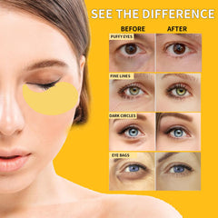 Rywixm eye mask packaging beside premium skincare display