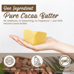 Saaqin Cocoa Butter melt texture, rich and smooth for easy blending into recipes