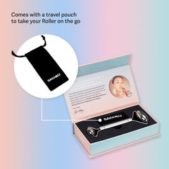 Sacheu face roller dual-sided design ready for targeted facial massage