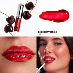 Sacheu Lip Liner STAY-N peel film being removed reveals tint.