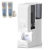 Sachie hot face towel heater front view highlighting compact home spa design.