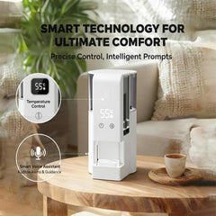 Sachie hot face towel heater with towels inside illustrating convenient disposable towels.