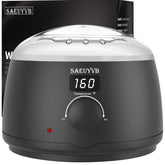 SAEUYVB professional wax warmer with lid for salon-grade melting at home.