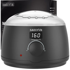 SAEUYVB professional wax warmer with lid for salon-grade melting at home.