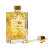 SAFA Vanillé Oil bottle pour shows smooth application for hydrated skin