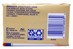 Safeguard antibacterial bar on display emphasizes long-lasting soap for busy families