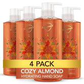Safeguard Cozy Almond: frente de la botella, aroma reconfortante al lavarse.