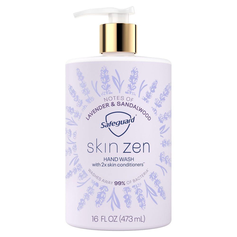 Safeguard Skin Zen pump shows gentle cleansing for family use