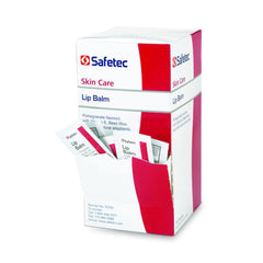 Safetec bálsamo labial en paquetes individuales para cuidado diario en viajes