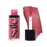 Saie Dew Liquid Blush wand application for precise natural tint