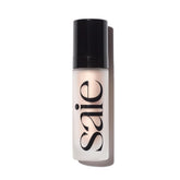 Saie Glowy Super Gel bottle with pump for easy, hydrated glow.