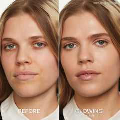 Saie Slip Tint under-eye coverage blends seamlessly for a natural finish.