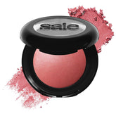 Saie SuperSuede Baked Blush Mia swatches for a soft, diffused glow.