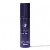 Saints & Sinners Velvet Divine styling potion bottle demonstrates heat protection for all hair types.