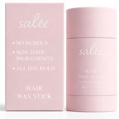 Salée Hair Wax Stick, aplicación deslizante para peinados lisos sin esfuerzo.