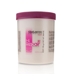 SALERM Hi Repair Mask bottle front showing deep hydration for damaged hair