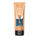 Sally Hansen Airbrush Legs muestra la botella y aplicación suave para un acabado uniforme.