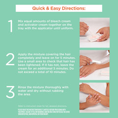 Sally Hansen Bleach Cream with glycerin for moisture and soft feel