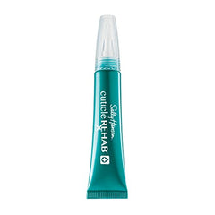 Sally Hansen Cuticle Rehab brush applying product on nails for soothing maintenance.