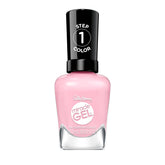 Sally Hansen Gel Milagro Rosa, botella rosa crema para tono suave y duradero