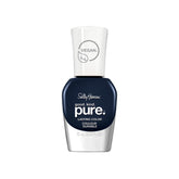 Sally Hansen Good. Kind. Pure. 365 Blueberry Tart bottle shows a rich navy shade for elegant nails.