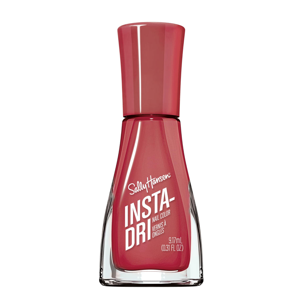 Sally Hansen Insta-Dri 209 Alternate Reali-tea bottle shows deep merlot color and gloss.