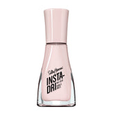 Sally Hansen Insta-Dri bottle closeup shows quick-dry formula for speedy nails