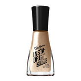 Sally Hansen Insta-Dri Chrome Top Coat adds radiant gold shine for fast, glossy nails.