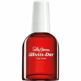 Sally Hansen Insta-Dri clear top coat showing one-coat coverage for fast results