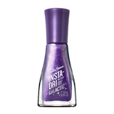 Sally Hansen Insta-Dri Galactic Planet Purple bottle with iridescent violet finish and quick-dry design.