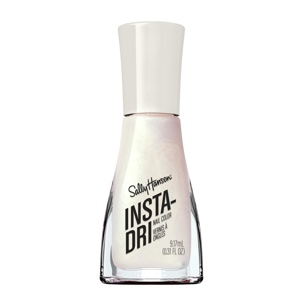 Sally Hansen Insta-Dri Luxe Finish bottle close-up showing quick-dry shine