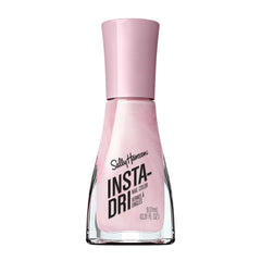 Sally Hansen Insta-Dri Pearlized Rose Pink nail color dries quickly with glossy finish.