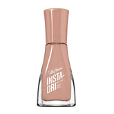 Sally Hansen Insta-Dri nail color bottle with quick-dry formula delivering a glossy taupe finish.