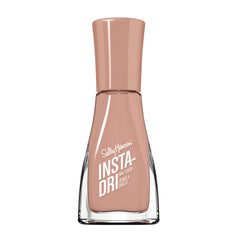 Sally Hansen Insta-Dri nail color bottle with quick-dry formula delivering a glossy taupe finish.