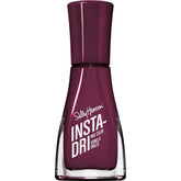 Sally Hansen Insta-Dri Zip Wine bottle cap close-up shows quick-dry action.