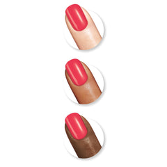 Sally Hansen Insta-Dri Peachy Breeze, acabado brillante y resistencia notable.