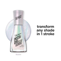 Sally Hansen Insta-Dri top coat with built-in base and top coat for simpler manicures.