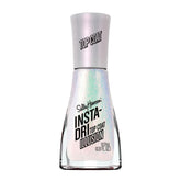 Sally Hansen Insta-Dri top coat iridescent glitter finish adds shimmer and fast-dry protection.