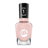 Sally Hansen Miracle Gel: botella y brillo para aplicar en casa sin luz ultravioleta.