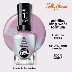 Sally Hansen Miracle Gel, acabado gel brillante sin lámpara ultravioleta.