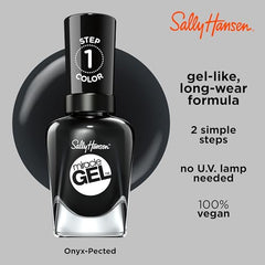 Sally Hansen Miracle Gel: capa-superior-brillo prolonga color y protege la manicura.