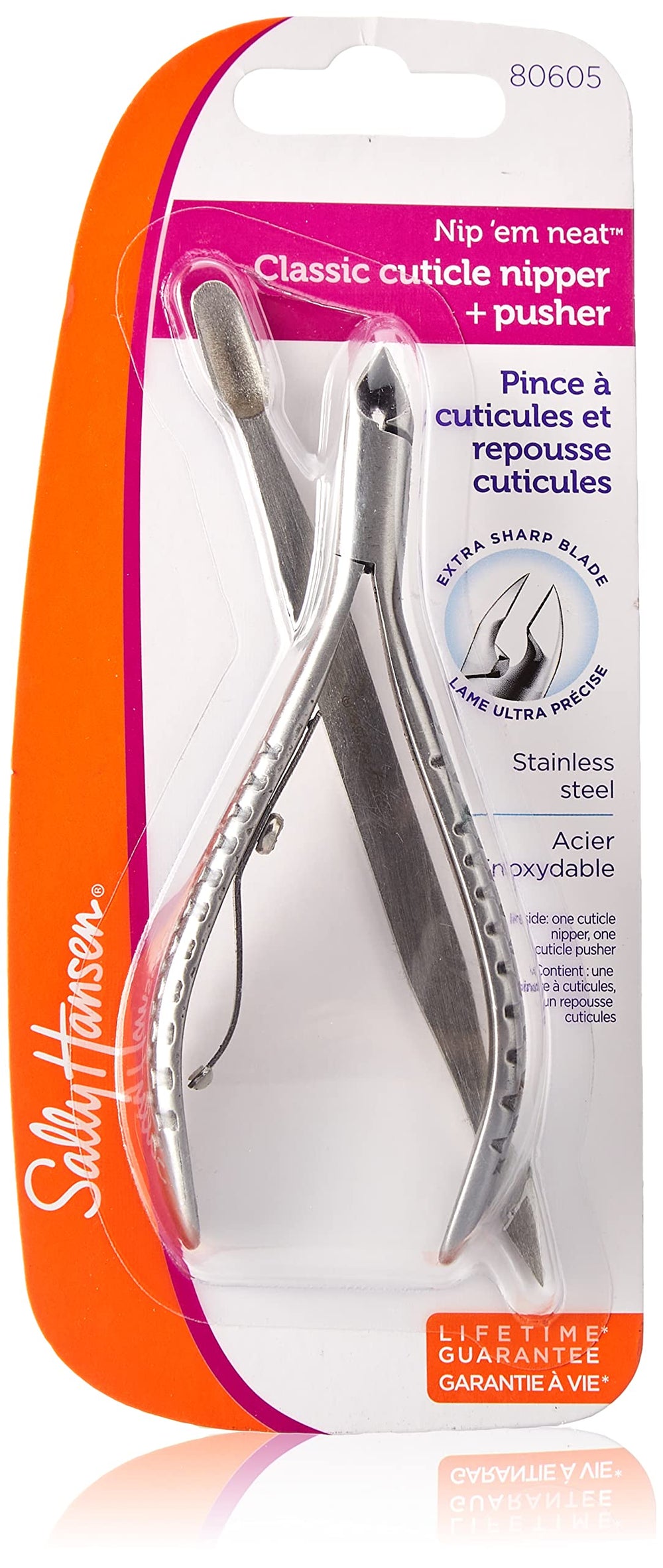 Sally Hansen Nip'em Neat Cuticle Nipper for precise trimming and tidy edges.
