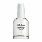 Sally Hansen No Chip Acrylic Top Coat bottle displaying durable protection for long-lasting manicures.